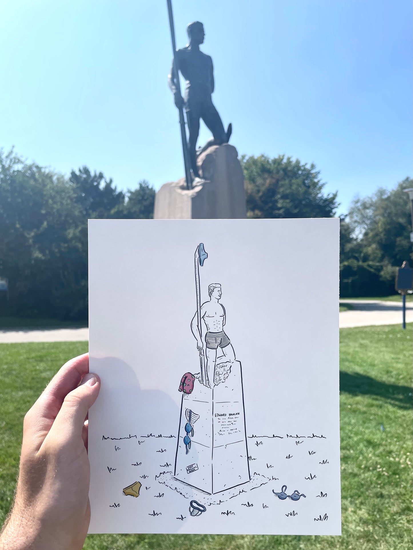 Hanlan’s Statue