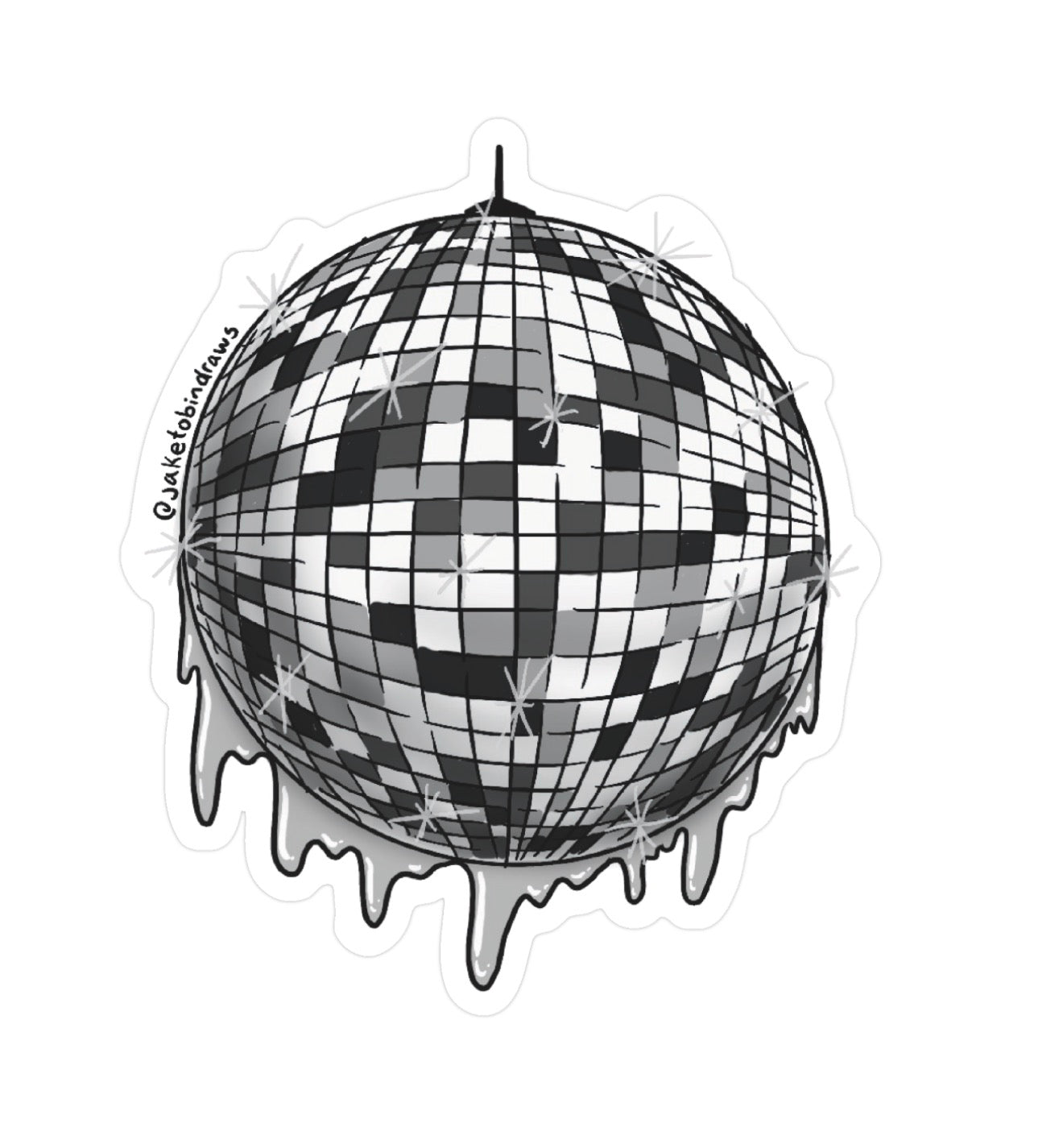 Disco Drip Sticker