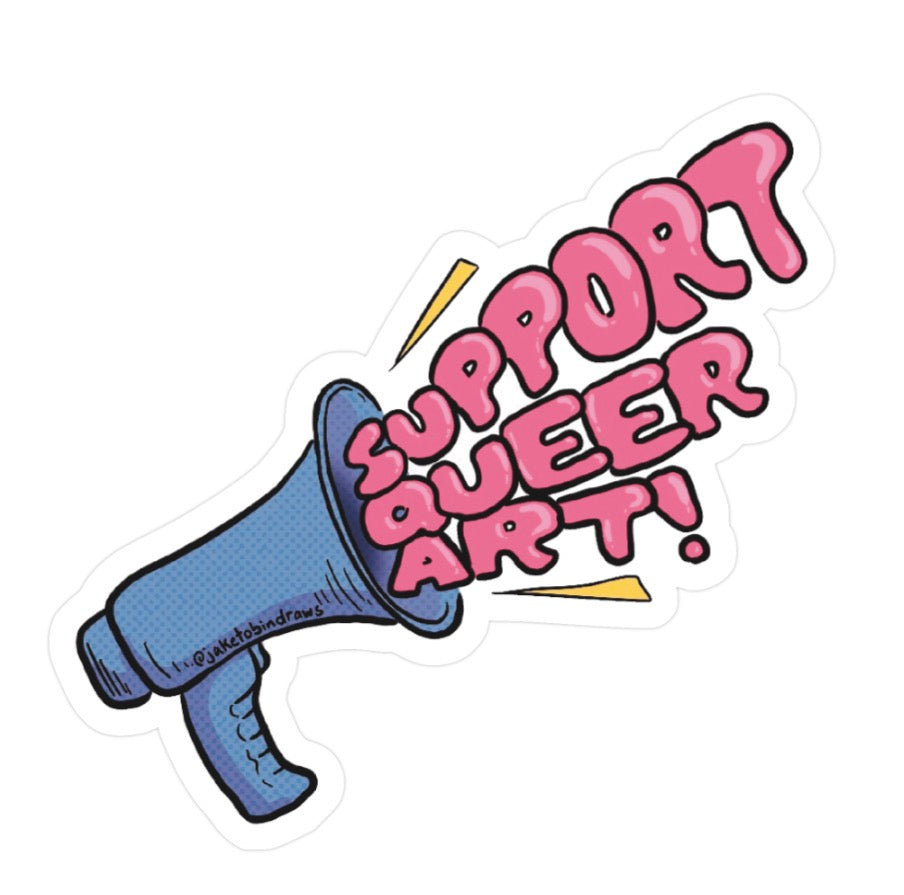 Support Queer Art Sticker