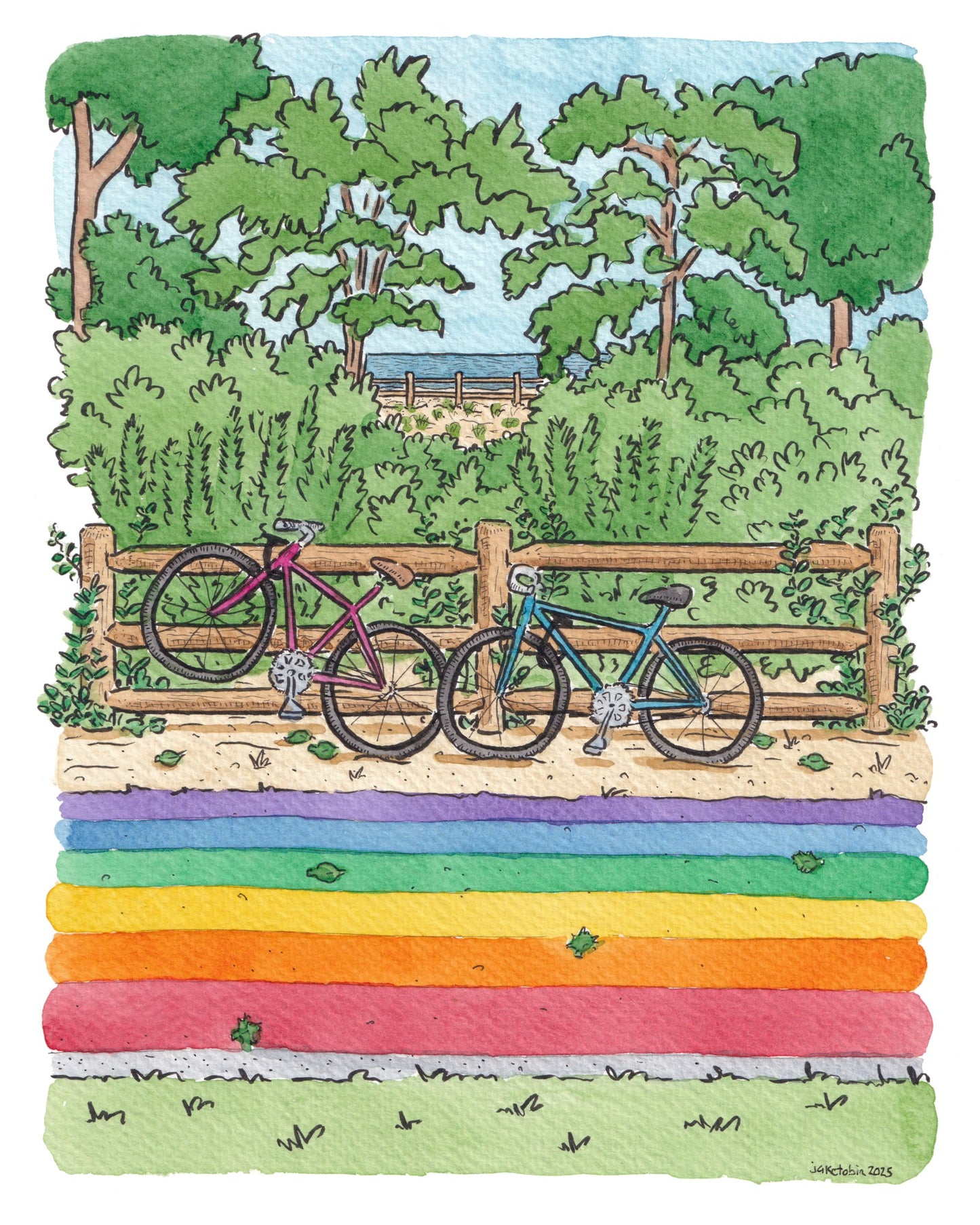 Hanlan’s Beach Bikes 2025 (Original + Limited Prints)