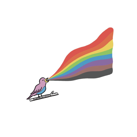 Little Gay Bird Sticker