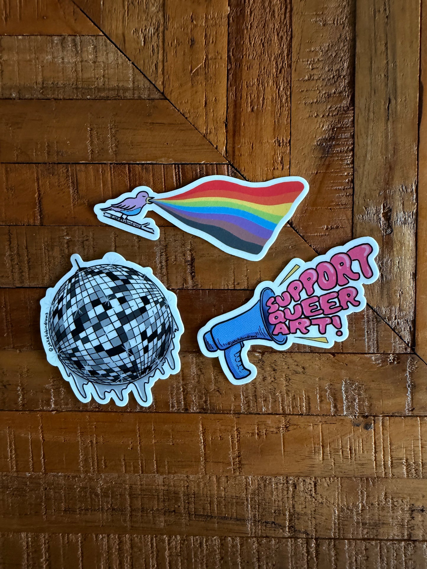 3-sticker pride pack