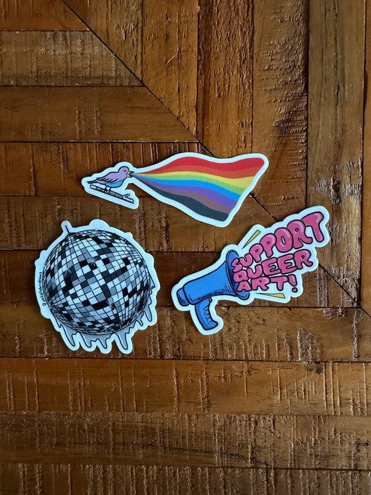3-sticker pride pack
