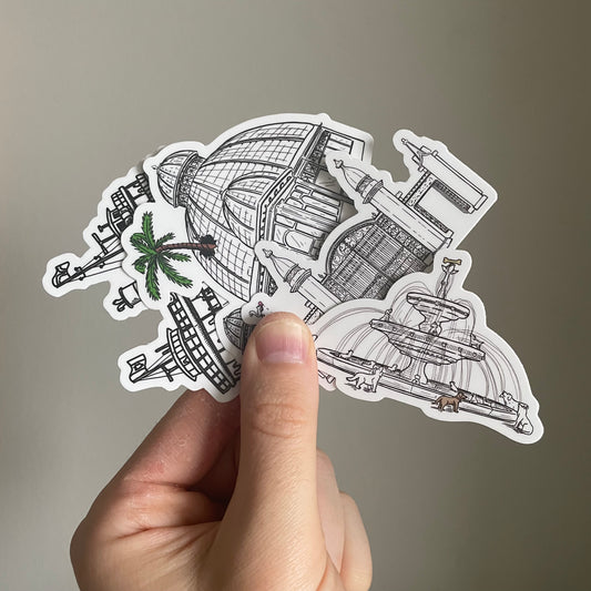 Toronto Parks Sticker 4-pack