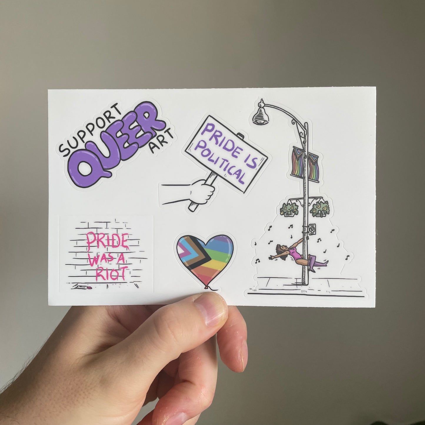 Queer 5-Sticker Sheet